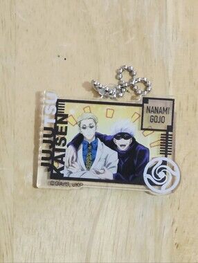 *4 for $20* Jujutsu Kaisen Nanami & Satoru Gojo Keychain Charm Anime